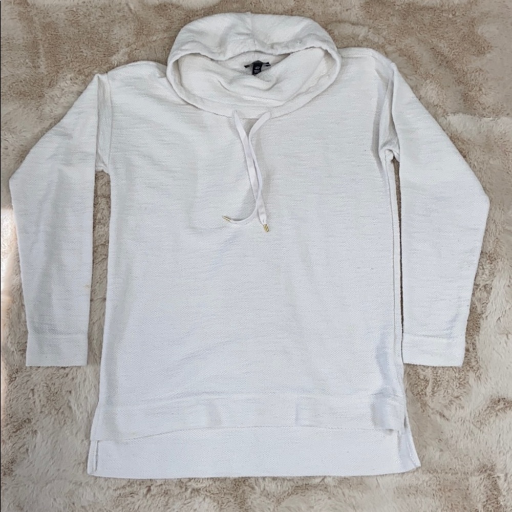 White Cowl Neck Sweater